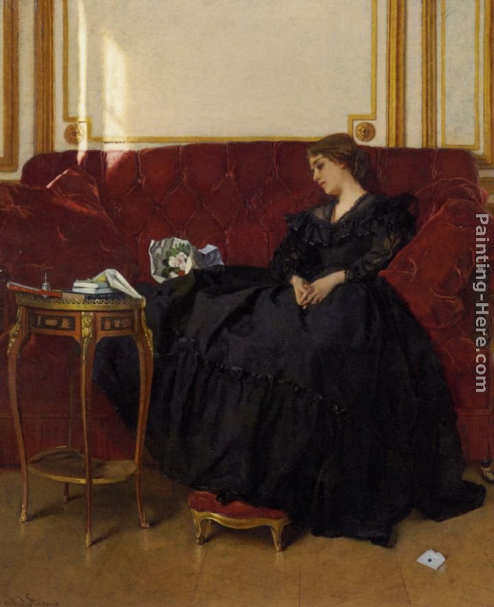 Alfred Stevens La veuve
